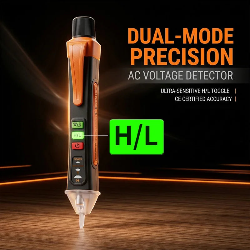 MUFASHA Non-Contact Voltage Detector Electrical Pen AC Voltage Tester Smart Breakpoint Finder 12-1000V