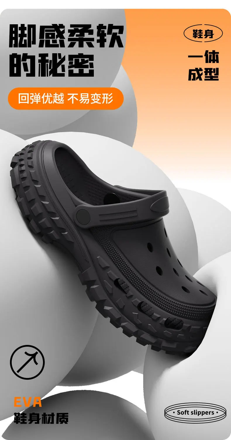 Summer Women Platform Sandals 2026 Closed Toe Non-Slip Beach Sandals Lightweight Soft Bottom for Home Comfortable Sandalias