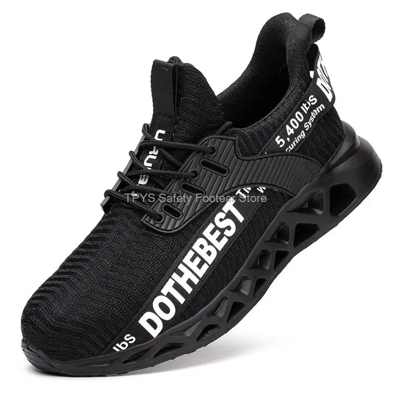 Anti-puncture Safety Shoes With Steel Toe Work Shoes Men Women Lightweight Safety Work Boots Breathable Sport Safety Shoes Unise