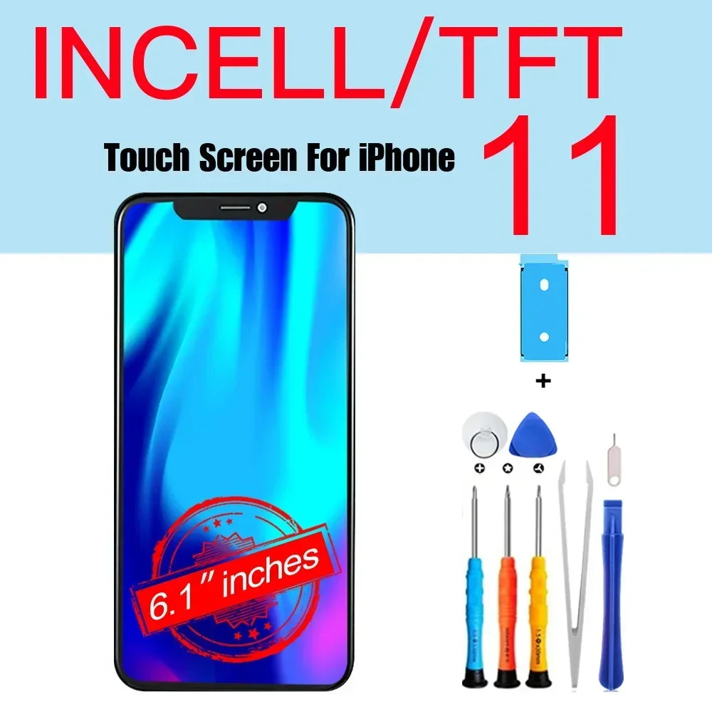 PINZHENG High Quality Display INCELL LCD OLED OEM AMOLED For iPhone XS MAX X XR 11 12 13 MINI PRO PROMAX Screen Replacement - Shoppiline