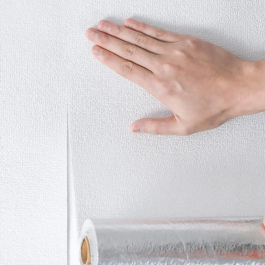 50cm solid linen foam 3D self-adhesive thickened wall sticker PVC waterproof background wall renovation wallpaper
