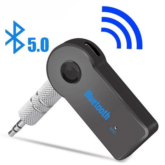 Car Wireless Bluetooth 5.0 Receiver Transmitter Adapter 3.5mm Jack For Car Kit Music Audio Aux A2dp Headphone Reciever Handsfree