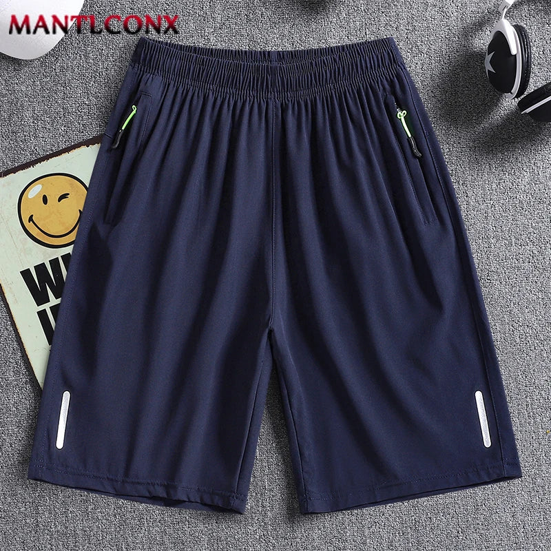 Men's Shorts Summer Football Soccer Sports Short Pants Breathable Drawstring Quick Dry Running Sports Shorts Men Jogging Bottom