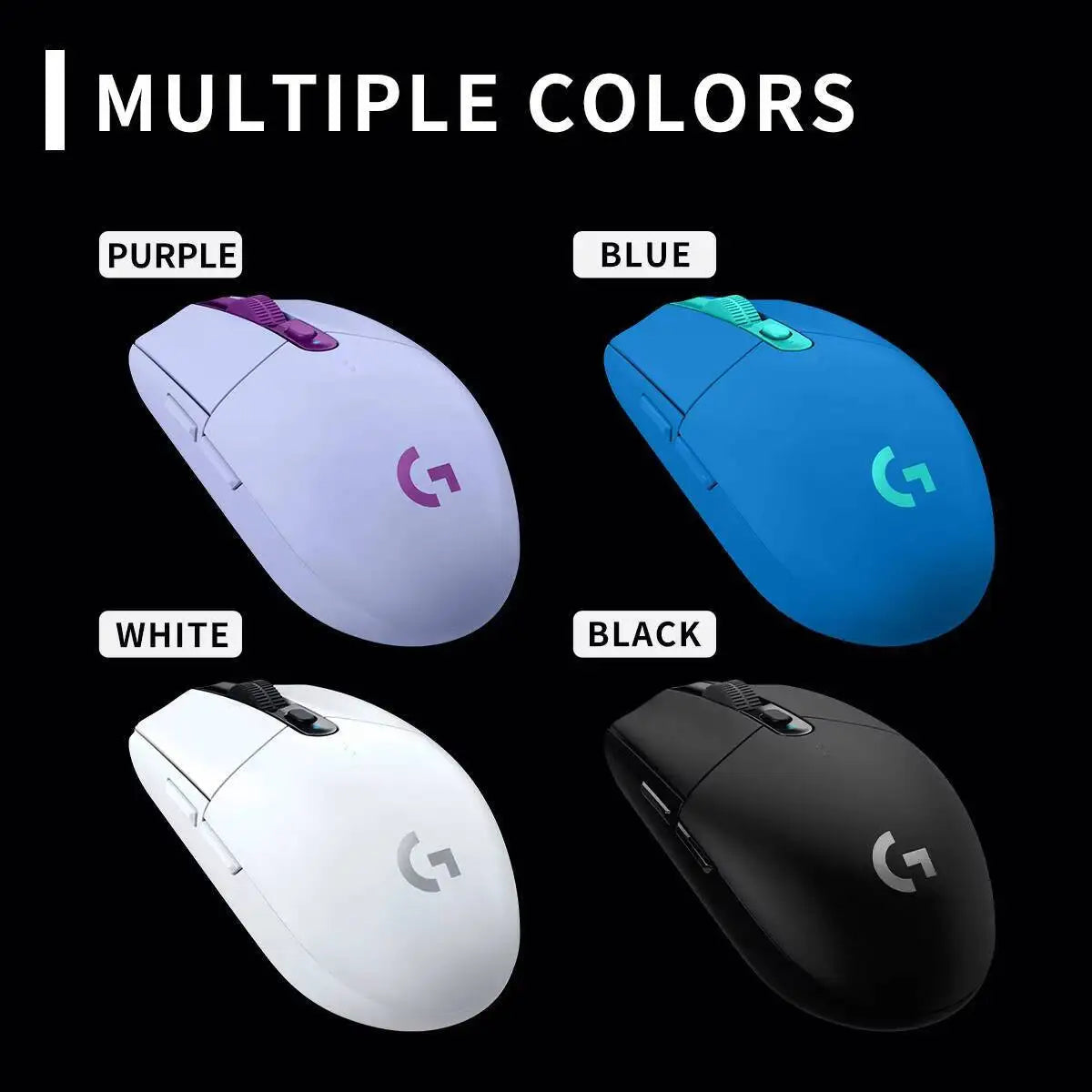 Logitech G304 LIGHTSPEED Wireless Mouse 12000 DPI HERO Sensor 1ms Latency 250hr Battery Lightweight Comfort Grip Users