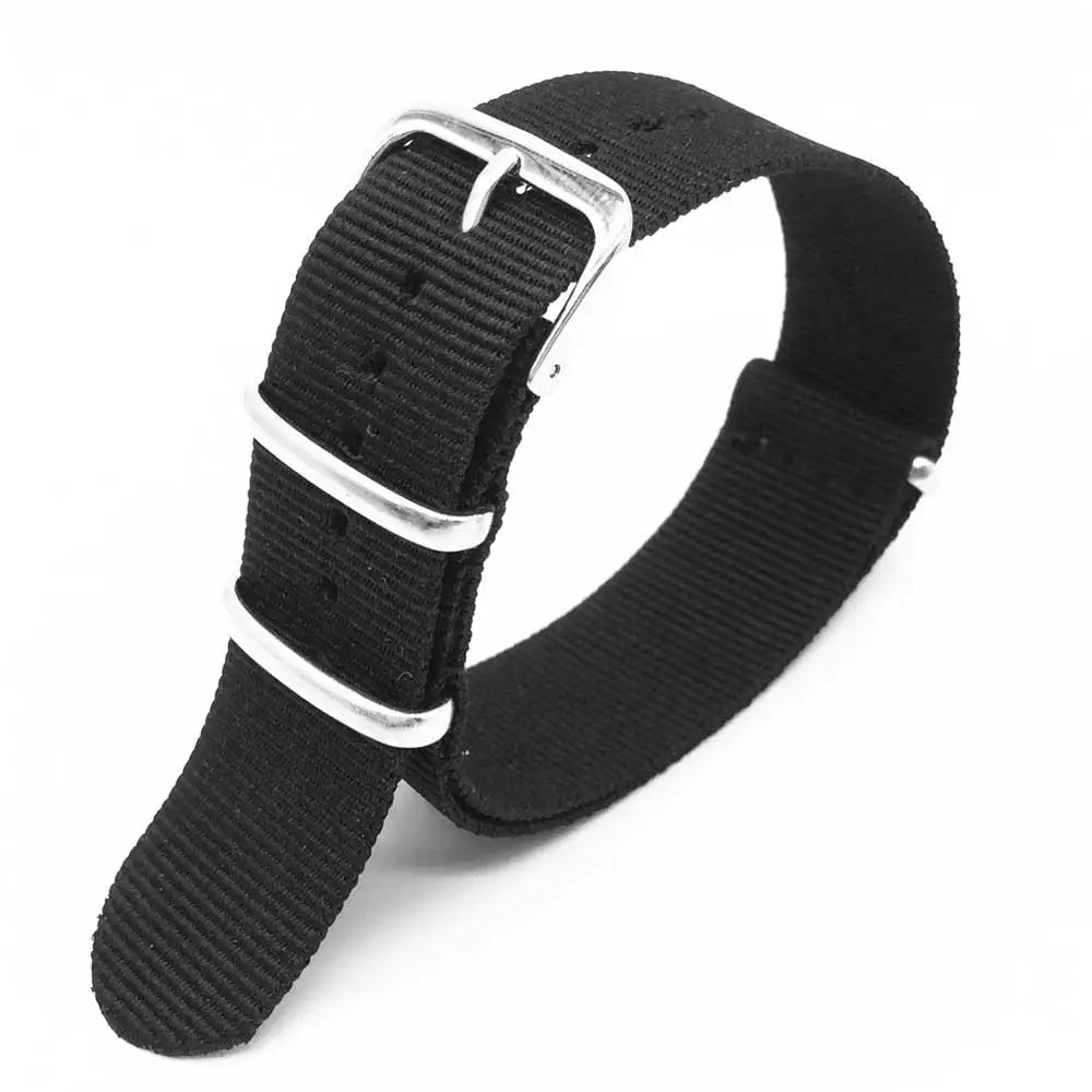 Sport-Nylon-Uhrenarmband für Damen und Herren, Uhrenarmband 18 mm 20 mm 22 mm, Army Sportarmband, Textil-Nylon-Armband, Schnallengürtel