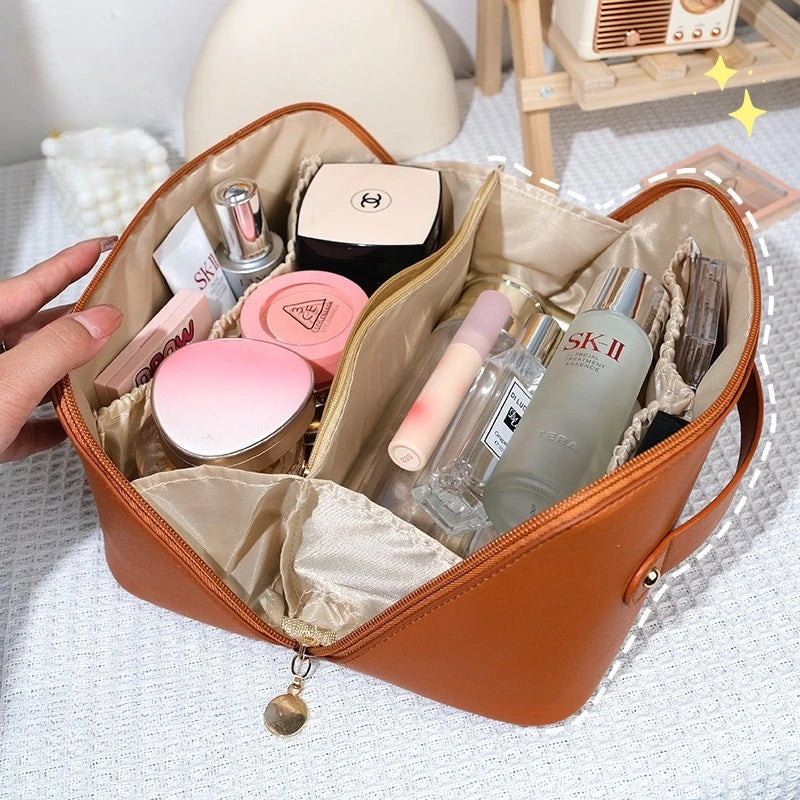 Organizer Female Toiletry Kit Bag Make Up Case Storage Pouch Luxury Lady Box, Cosmetic Bag, Organizer Bag For Travel Zip