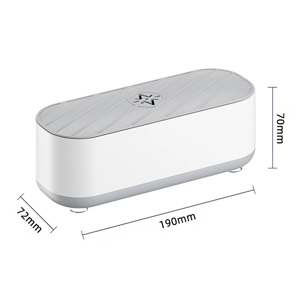 Ultrasonic Cleaning Machine USB Rechargeable Mode or Battery Mode High Frequency Vibration Wash Cleaner Jewelry Glasses  Cleaner