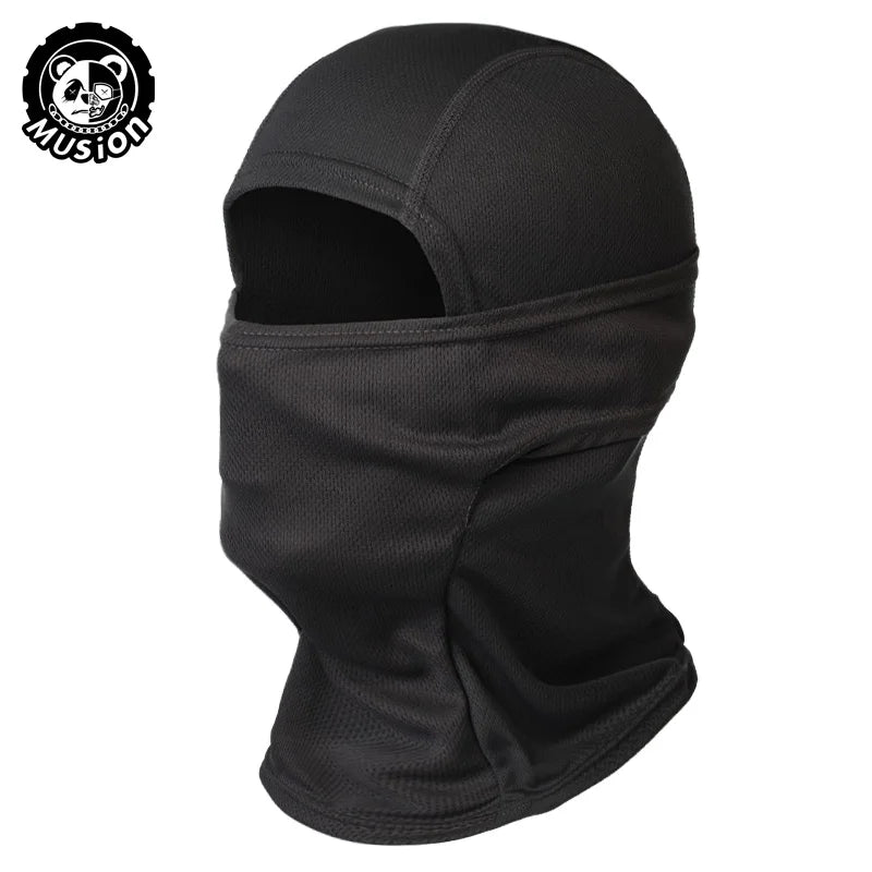 Musion Motorrad Sturmhaube Sonnenschutz Vollgesichtsmaske Atmungsaktives Mesh Airsoft Maske Sturmhaube Fahrrad Radfahren Kopfbedeckung Unde