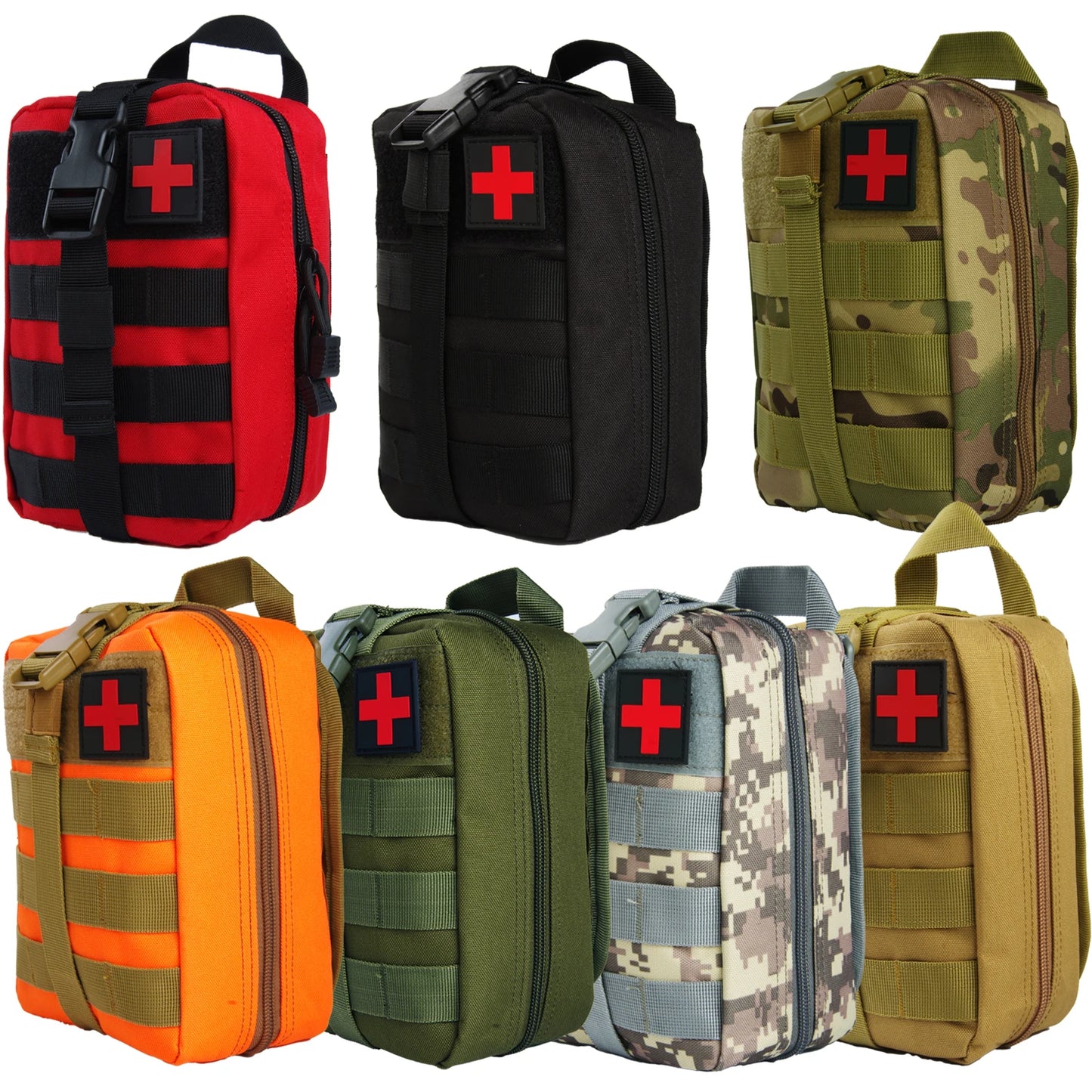Survival First-aid Kit Container Travel Oxford Cloth Waterproof Tactical Waist Pack Outdoor Climbing Camping Equipment safe Bag