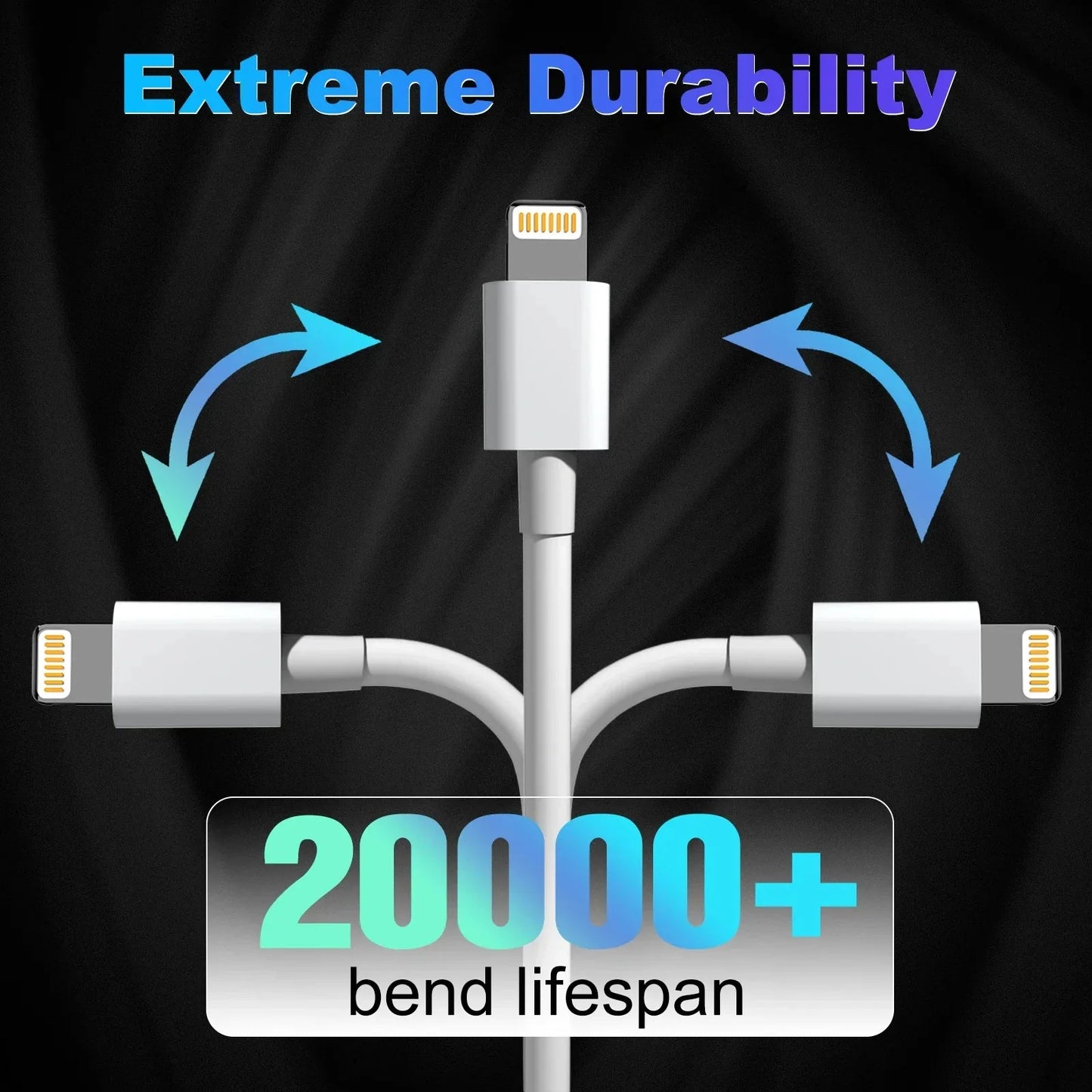 Xiao mi PD3.0 20W Lightning Cable Suitable for Apple 14 13 12 11 Pro Max X XR XS 8 7 Fast Charger USB Type-C Phone Accessories