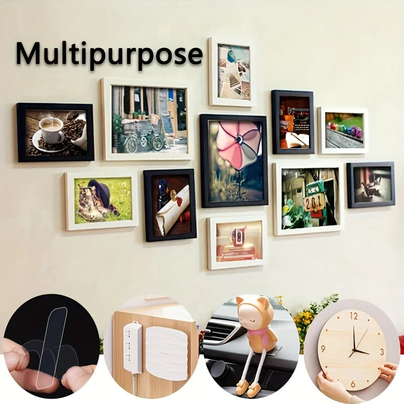 YITAPE Transparent Nano Double Sided Tape Heavy Duty Removable No Residue Adhesive Strips for Wall Picture Poster 120/240/360PCS