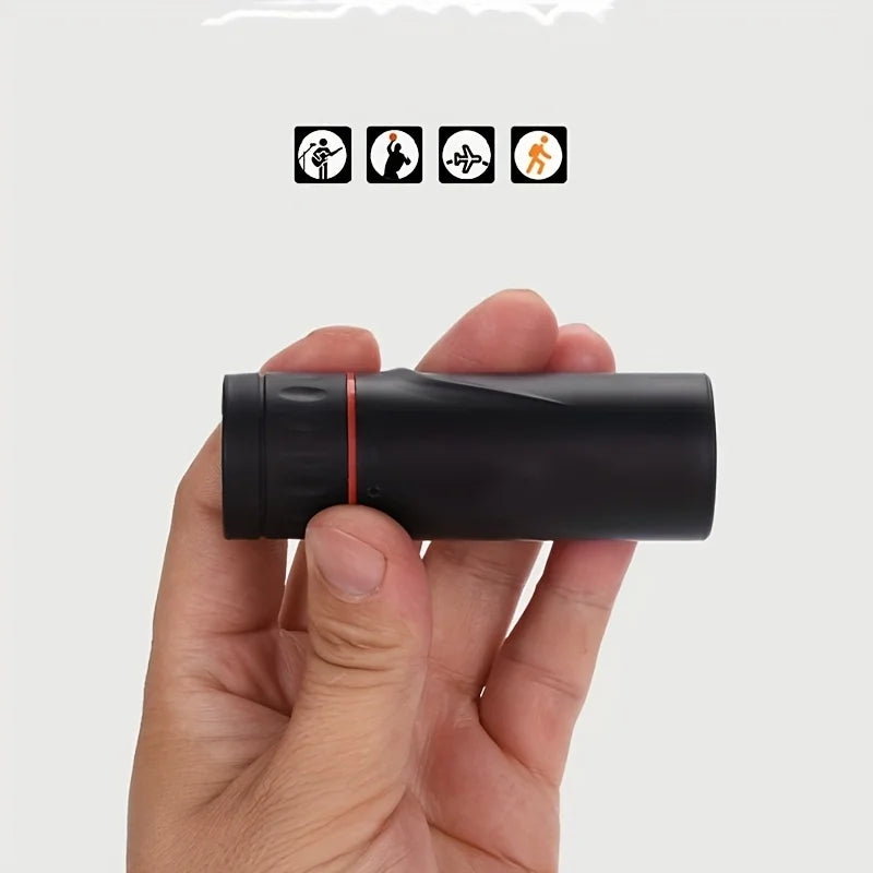 Monoculaire télescope HD 2000X25, compact et portable, idéal pour les voyages, la randonnée, la pêche, le camping, l'observation des étoiles, les concerts et l'observation des oiseaux