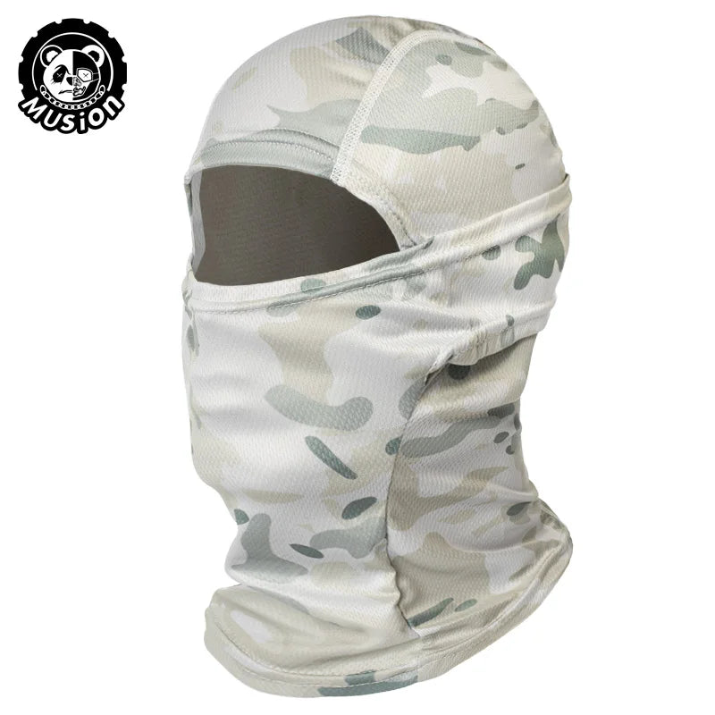 Musion Motorrad Sturmhaube Sonnenschutz Vollgesichtsmaske Atmungsaktives Mesh Airsoft Maske Sturmhaube Fahrrad Radfahren Kopfbedeckung Unde