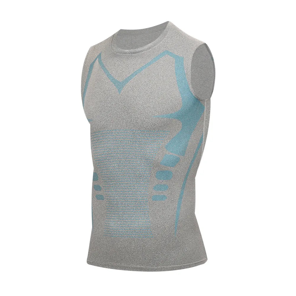 2025 Compressed T-shirt Men's sportswear Running T-shirt Elastic Quick-drying Exercise T-shirt for men exercising in the gym