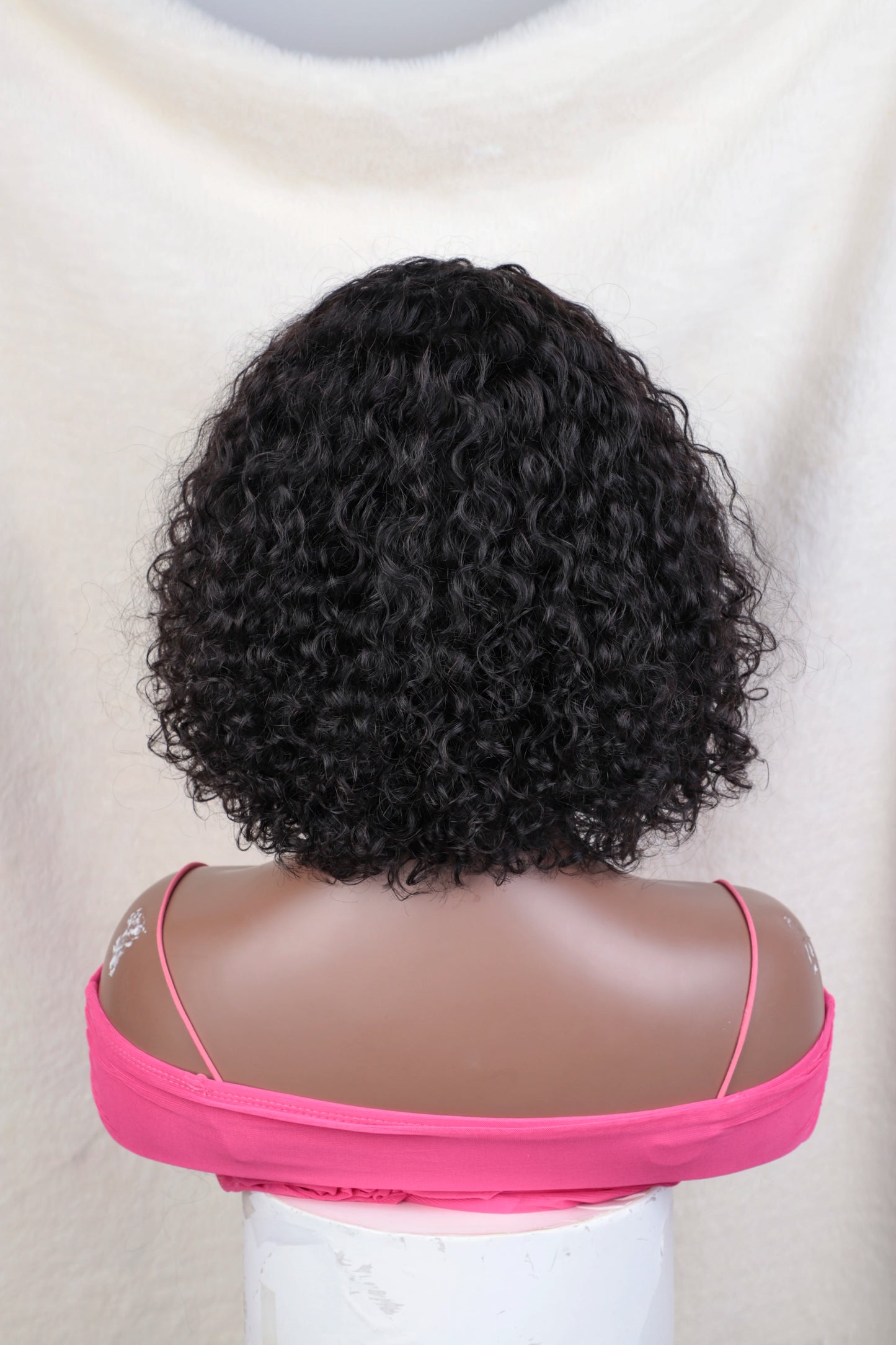 Perruques de cheveux humains Jerry Curly courtes coupe Pixie Bob avec frange pour femmes à porter, Péruvienne, mèches miel, perruques Water Wave