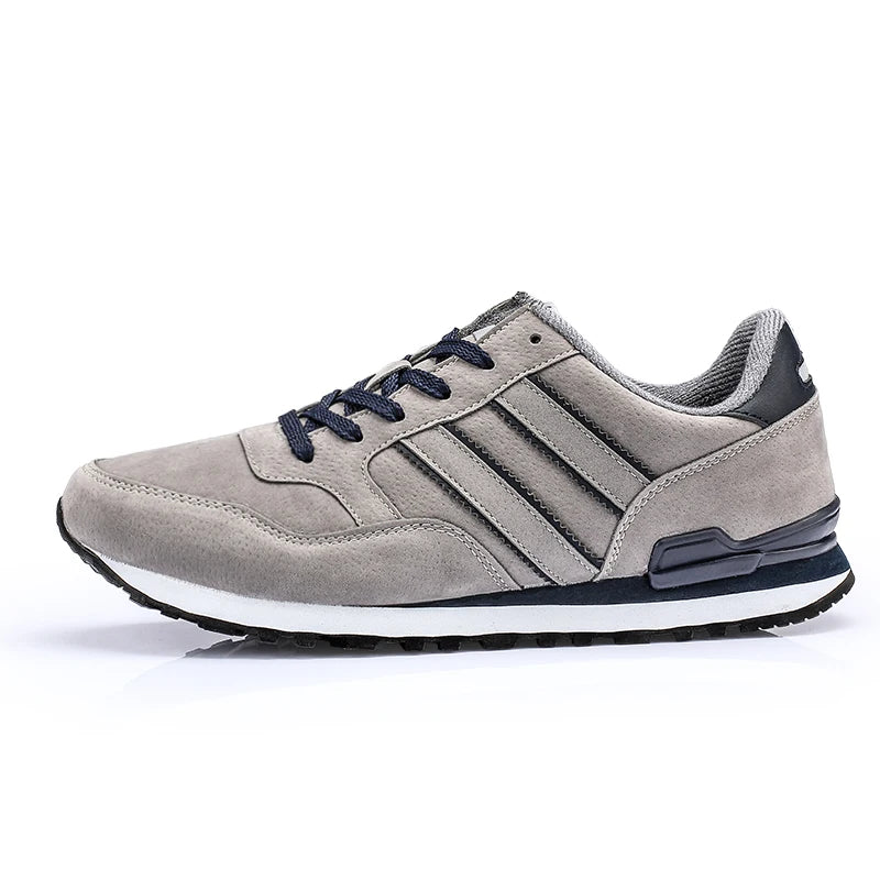 2024 New High Quality Men's Sneakers Leather Casual Shoes Autumn Breathable Men Shoes Male Flat Shoe - Shoppiline