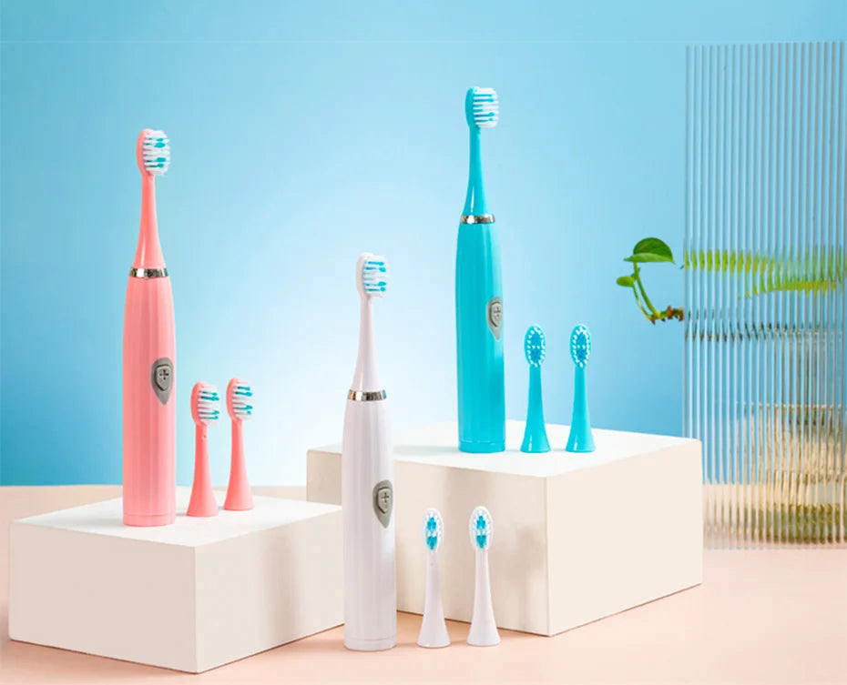 Tongwode Electric Toothbrush for Adults Soft Bristle Portable Battery Endurance IPX6 Waterproof Intelligent Effective Oral Care