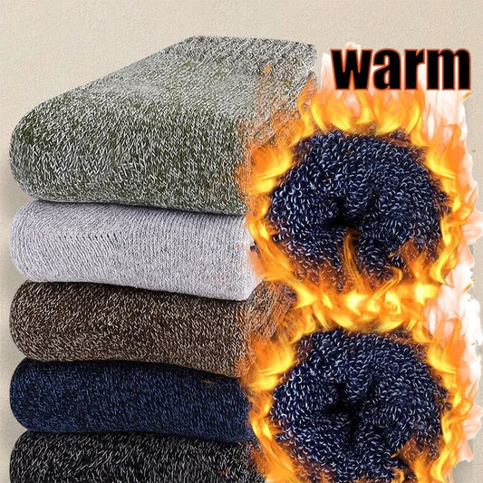 3/5/15 Pairs Men Solid Color Socks  Fashionable Simple Versatile Winter Socks Are Soft Comfortable Lightweight Casual In Length