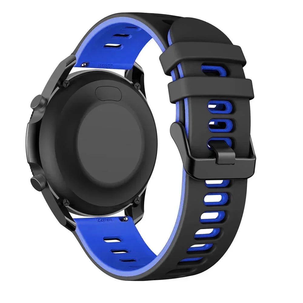 20mm 22mm Strap For Samsung galaxy watch 7 6 5 4 5 pro 44mm/40mm Silicone bracelet Huawei Watch gt 2/3/4/2e Amazfit bip strap