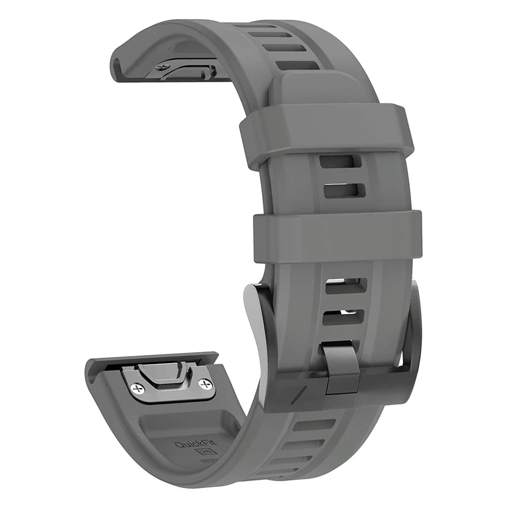 Bracelet QuickFit 22mm 26mm pour Garmin Epix Gen 2, en silicone pour Garmin Fenix 7 7X 5Plus 6XPro Enduro 2