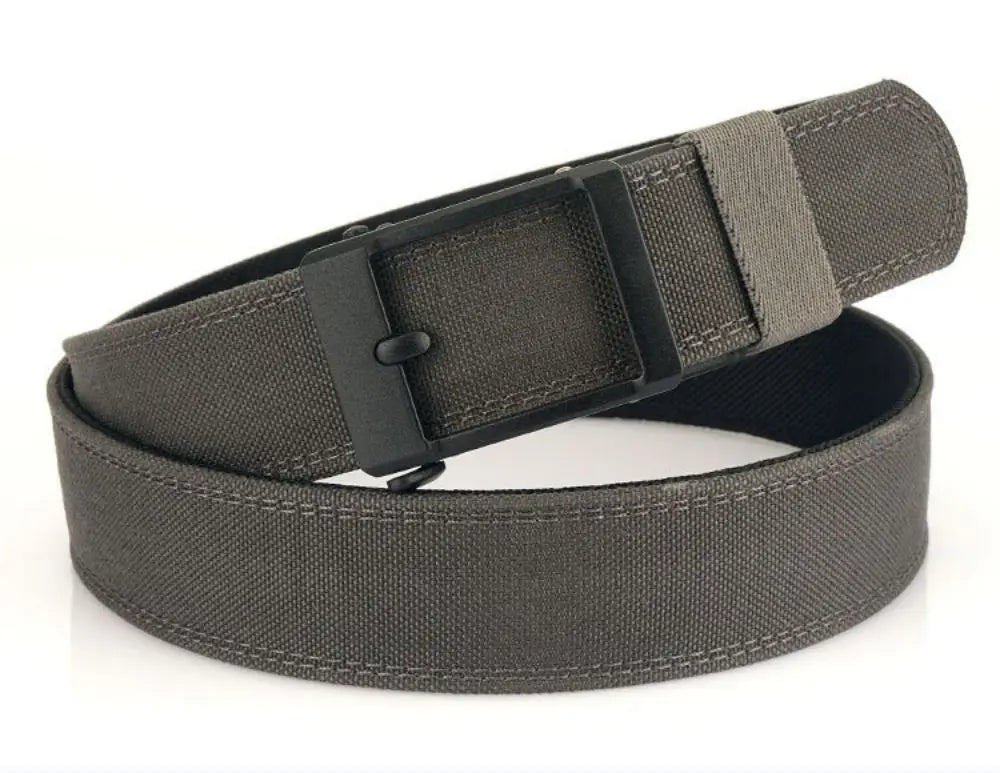 1pc Men's Belt Outdoor Multi Function Alloy Buckle Tactical Belt Canvas For Nylon Belt Training Quick Hanging Belts Neutral Belt