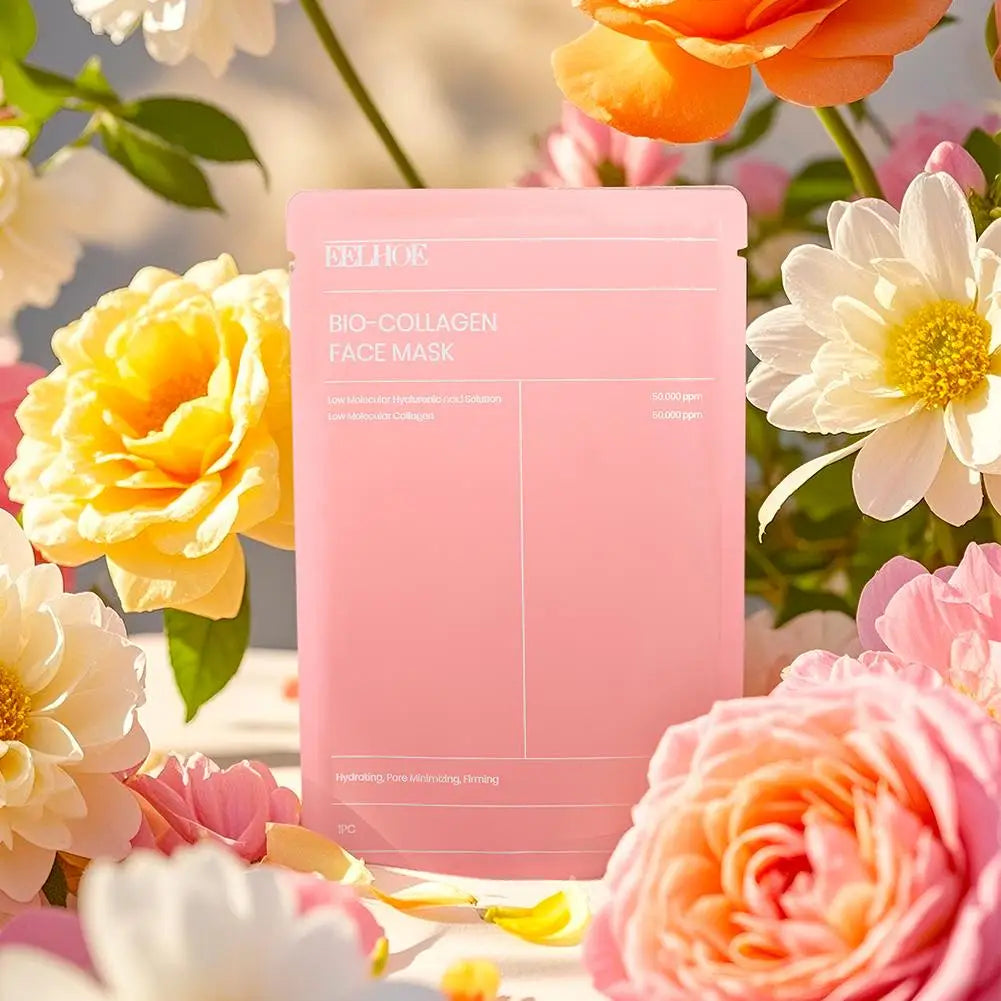 5/10 masques faciaux au bio-collagène, réduisent les pores, hydratent en profondeur, masque de nuit hydratant et rafraîchissant pour les soins de la peau du visage
