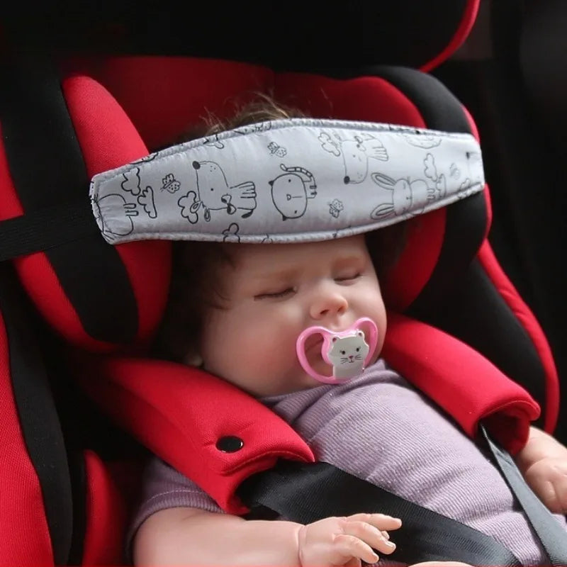 Baby-Autositz Kopfstütze Auto Schlafstütze Kindergurt Befestigungsgurt Verstellbarer Schlafpositionierer Babysicherheitskissen