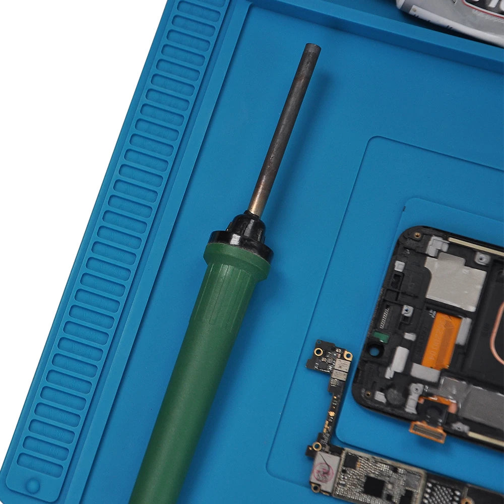 Silicone Soldering Mat Pad Desk Platform  for Welding Station Iron Phone PC  Repair Magnetic Heat Insulation No Lead S-160
