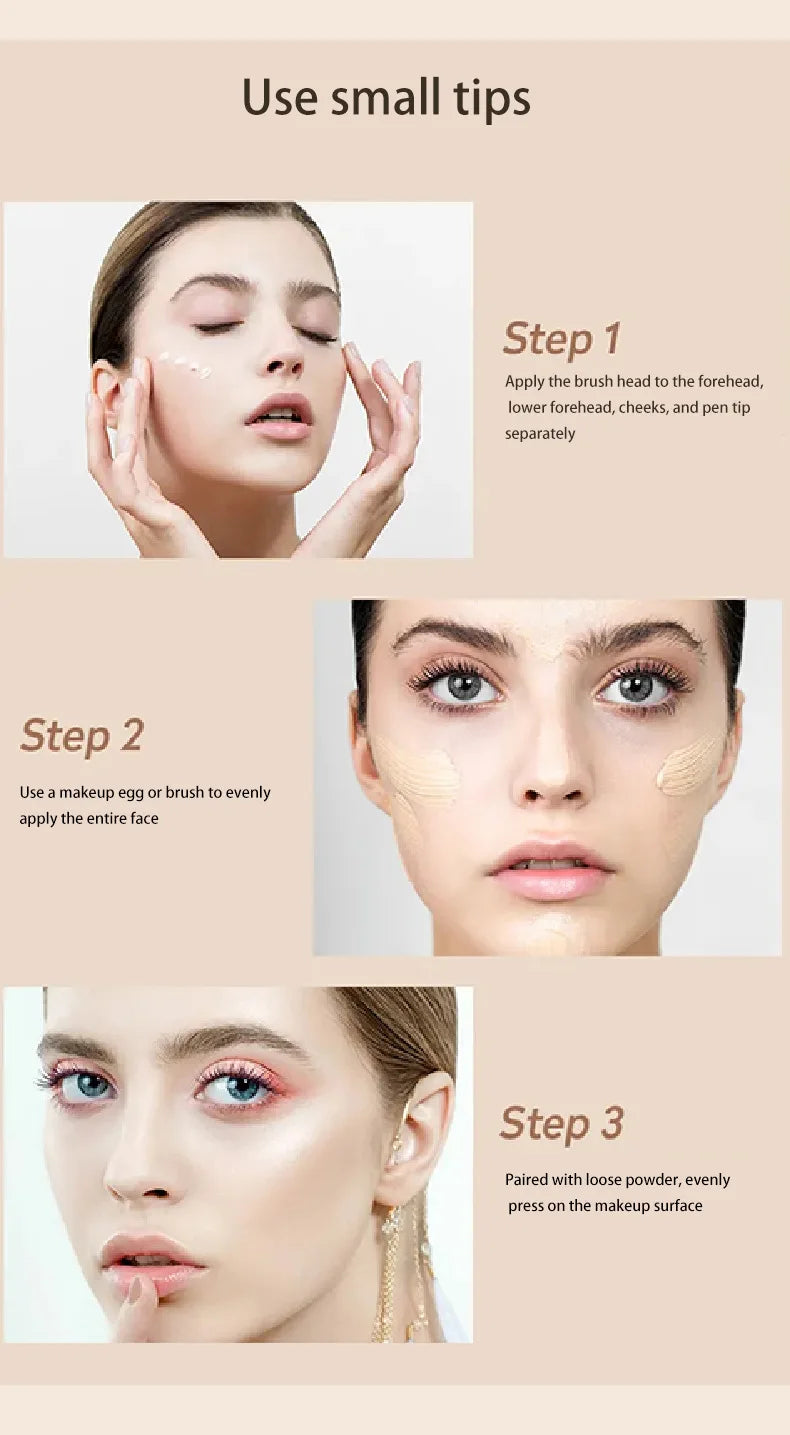 Concealer Liquid Foundation For A Long Time Moisturizing And Delicate And Not Easy To Remove Makeup