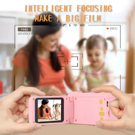 Kids Video Camcorder 1080P 20 MP High Resolution Portable Mini Digital Camera with 2.4 Inch Large Display Screen Birthday Gifts - Shoppiline