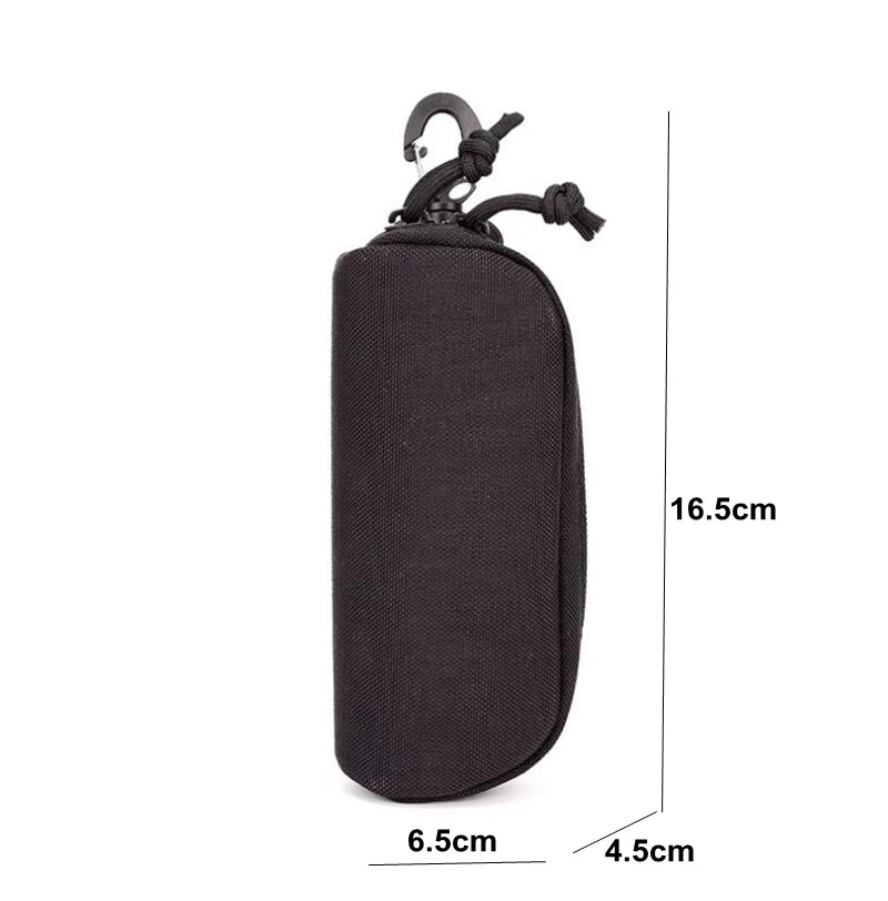 Tactical Eyeglass Case Outdoor Hunting Shockproof Protective Goggles Box Portable Outdoor Sunglasses Case-1000D Nylon for Man