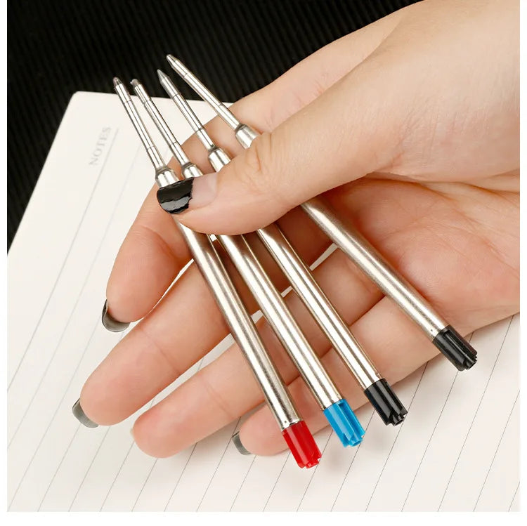 5-20pcs L:3.9 in/99mm Ballpoint Pen G2 Refills for Medium Point Blue Red Black Ink Rods for Office Stationery School Supplies