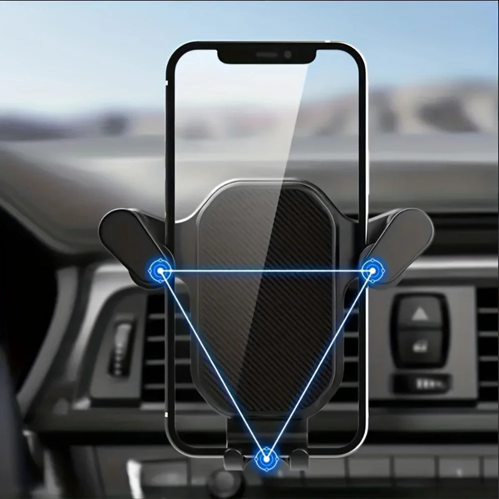 Gravity Car Phone Holder Air Vent Clip Mount for 4.7-7 inch Smartphone Universal Shockproof Stand for iPhone Samsung Xiaomi