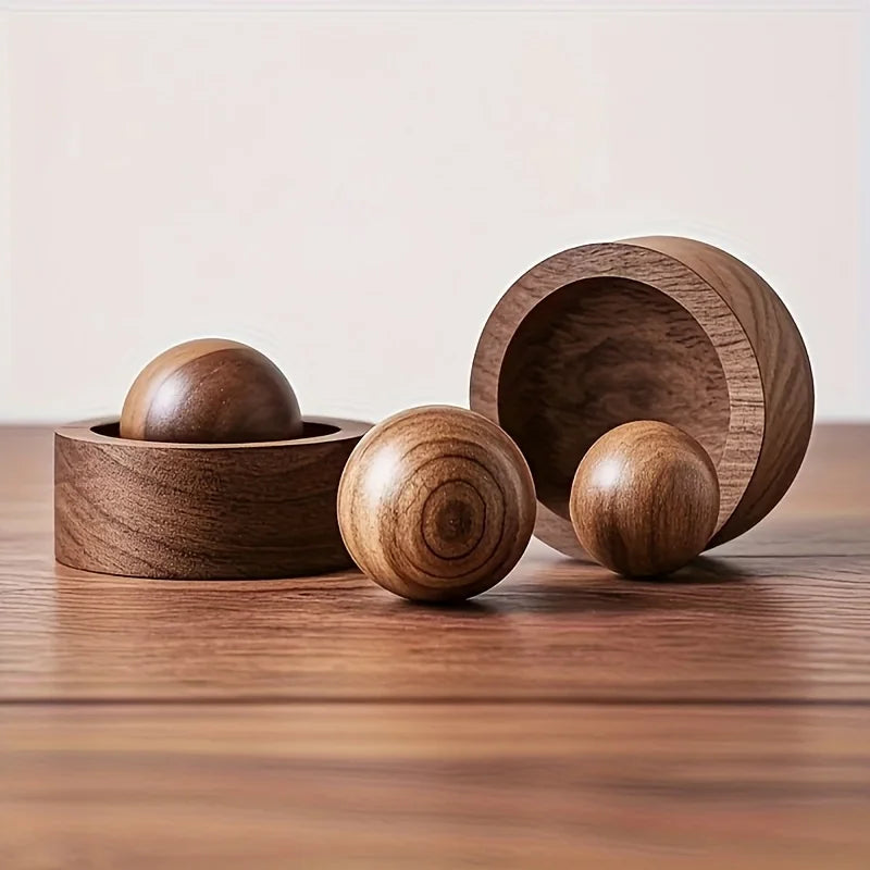 Car & Home Essential Oil Diffuser - Made of Wood Mini Cute Natural Fragrance Diffuser Suitable for Bedroom Living Room Bathroom