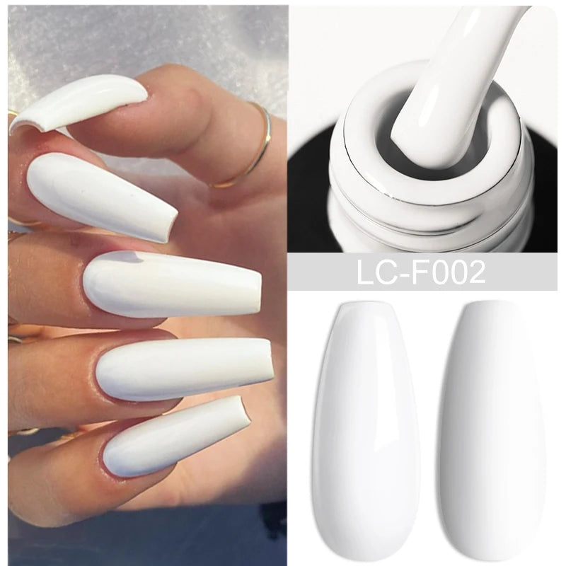 LILYCUTE 129 Colors 7ML Nail Gel Polish Nail Supplies Vernis Semi Permanent Nail Art Manicure Soak Off LED UV Gel Nail Varnishes
