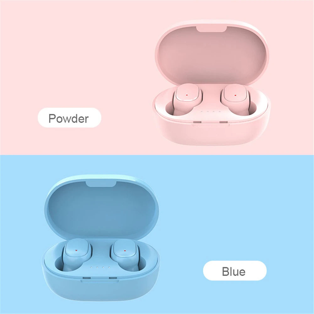 A6S Wireless Bluetooth Earphones - Sport Touch Control Headset With LED Display Stereo Sound For Xiaomi Huawei
