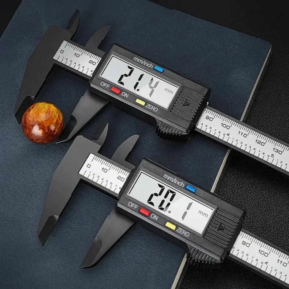 Measuring Tools Electronic Digital Caliper LCD Display Measurement Tools Carbon Fiber Dial Vernier Caliper Professional Rulers
