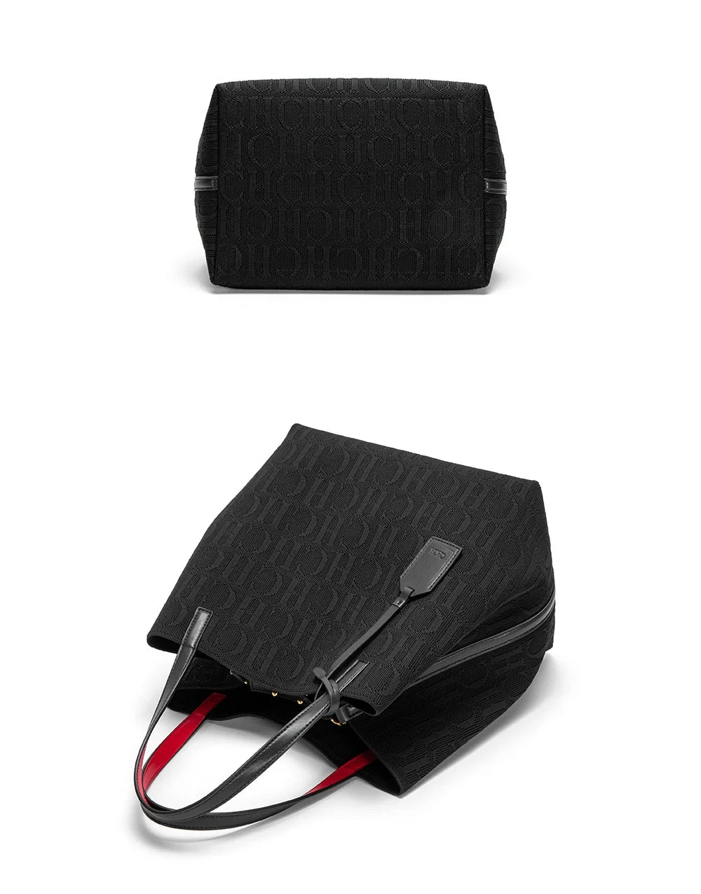 CH High Quality Craft Large Capacity Handbag Ladies Shoulder Bag Fashion Classic New Pure Color Outer Pocket Ladies Handbag - Shoppiline