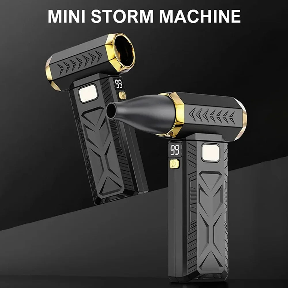 M18 Brushless Turbo Blower Jet Fan 400000RPM Powerful Electric Portable Dust Cleaner 53m/s Type-C Charging Violent Fan - Shoppiline