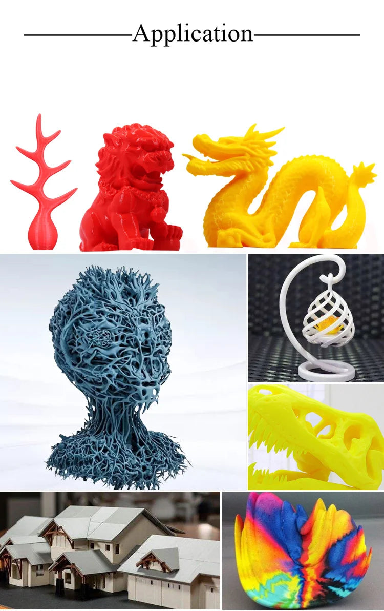 10KG/22LBS Multicolor PLA filament 1KG/Roll 1.75mm For 3D Printer Material for 3D Printing 3D Printer Filament Free Shipping