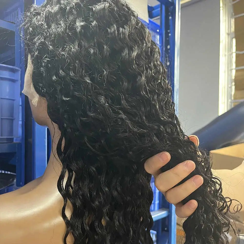 40 50 Inch Water Wave Curly Lace Front Wigs 13x4 13x6 HD Deep Wave Lace Frontal Wig 7x5 Glueless Human Hair Wigs For Women 300%