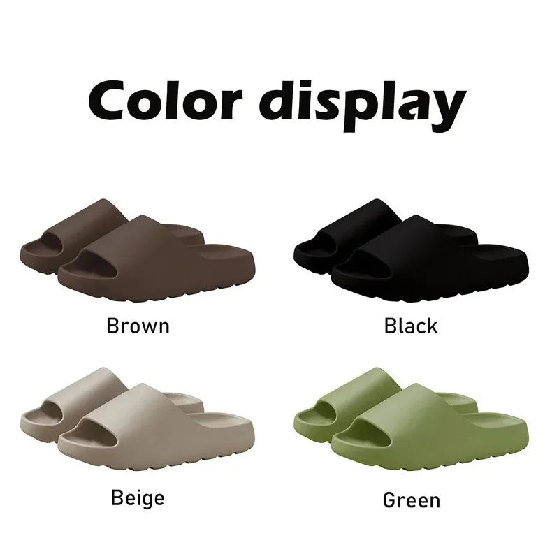 Kokosnuss-Slipper Wolken-Sandalen Dicksohlige Sandalen Sommer-Mode Weichboden Strand Herren-Pantoletten Damen-Sandalen EVA-Slides
