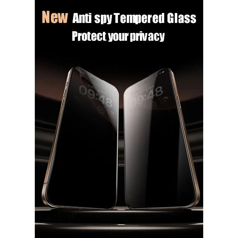 1PCS Anti-Spy For iPhone 17 16 Pro Max Screen Protector For iPhone 15 14 13 12 11 Pro Max Plus Privacy Protective Film