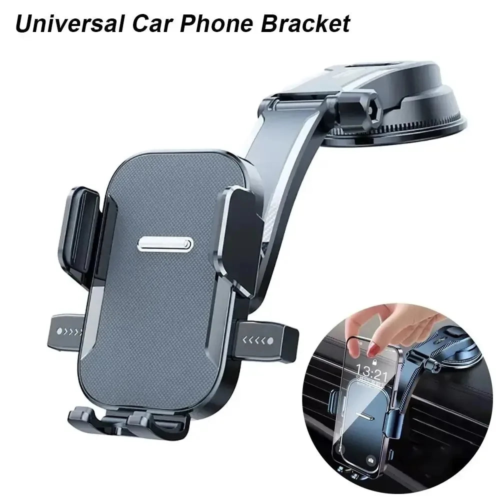 Suction Cup Car Phone Holder 360° Rotation Car Dashboard GPS Navigation Mount Stand For iPhone Samsung Xiaomi Smartphone Bracket