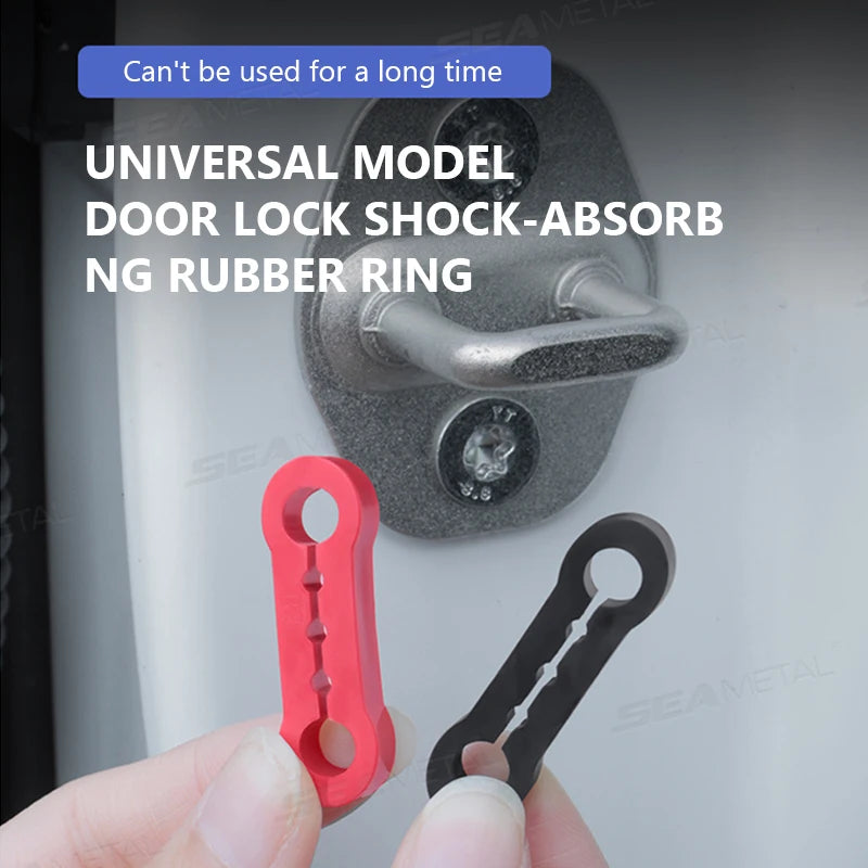 SEAMETAL Car Door Shock Absorber Universal Car Door Buckle Soundproof Deadener Damper Cushion Anti-Vibration Buffer Pad