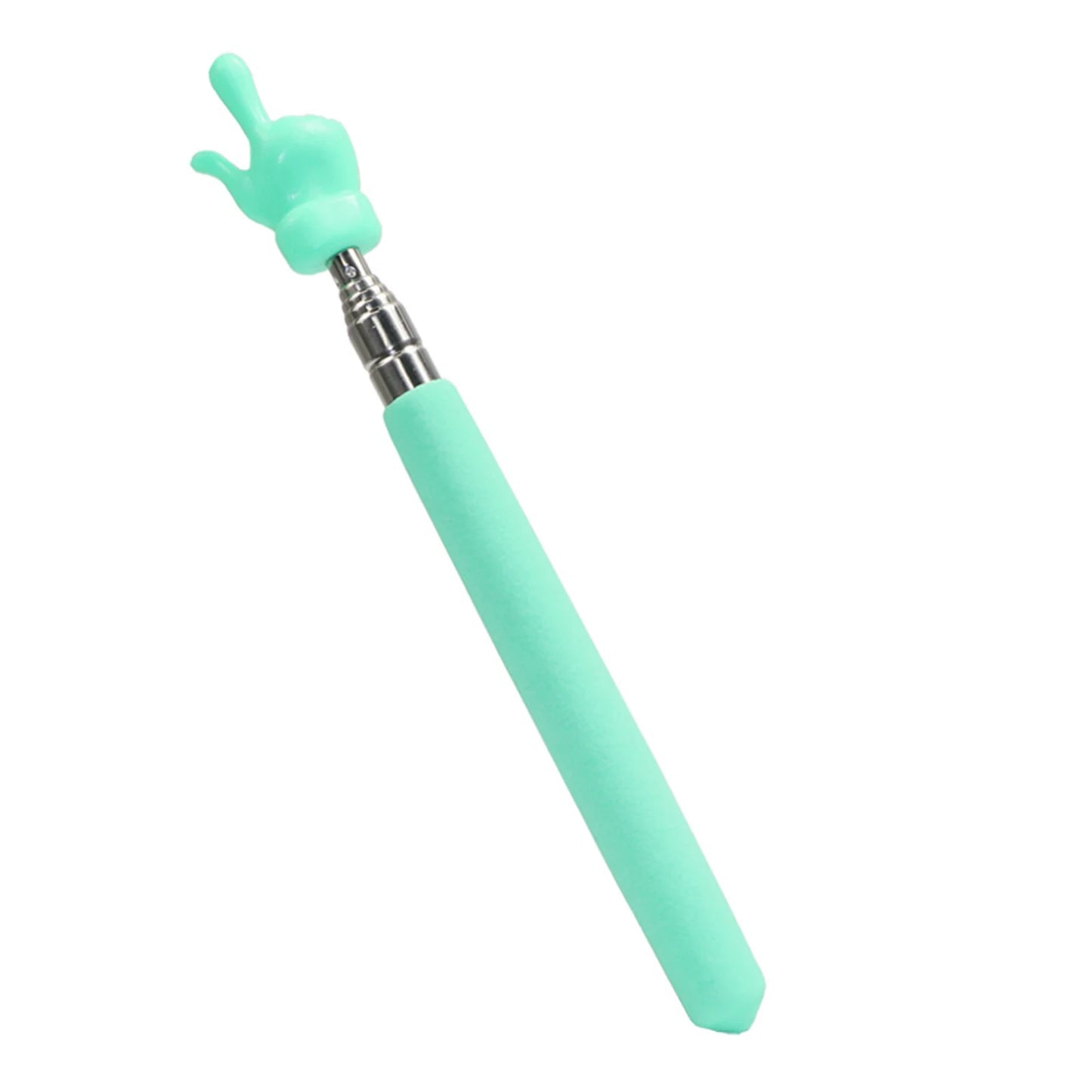 Etractable Teaching Stick Finger Design Whiteboard Pointer Handheld Presenter Finger Reading Stick Telescopic Rod Teaching Tool