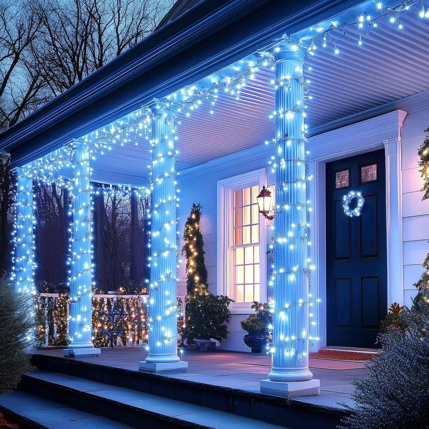 30-75M LED Firecracker String Lights EU/US DC Garland Fairy Lights Holiday String Lights for Wedding Party Christmas Decoration