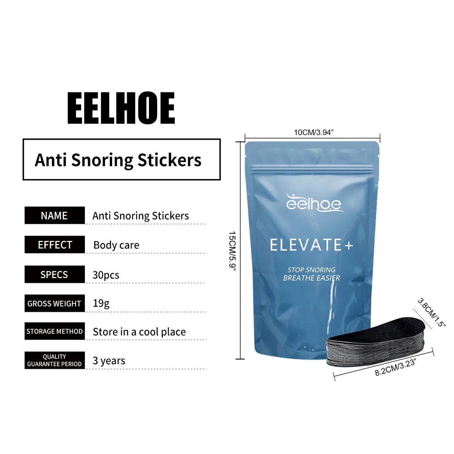 Autocollant anti-ronflement pour un meilleur sommeil, améliore la respiration buccale, réduit le ronflement, ruban correcteur de bouche pour adultes pendant le sommeil nocturne.