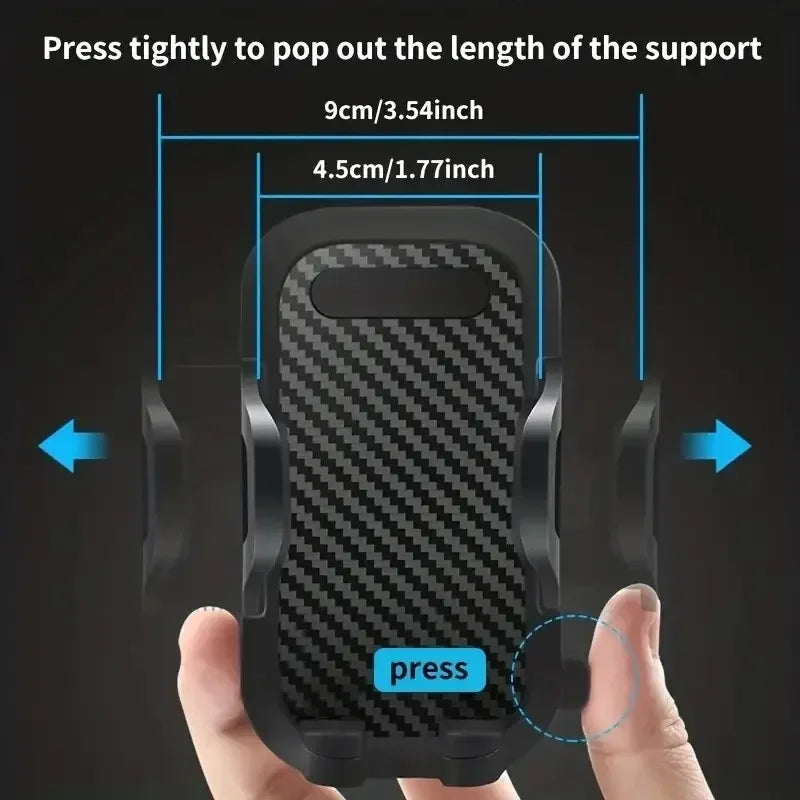 360° Rotatable Car Phone Holder Universal Windshield Suction Cup & Air Vent Mount Stand for Cellphone Stable Car Phone Bracket
