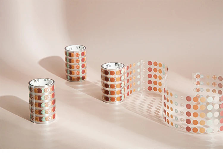 60mm*3m Dot Washi Tape for Diary Scrapbooking DIY Deco Junk Journal Creative Stationery School Supplies Masking Tapes